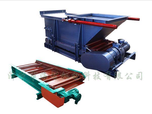 鏈板式給料機包括電控系統(tǒng)，電控系統(tǒng)包括就地控制系統(tǒng)和/或遠程控制系統(tǒng)